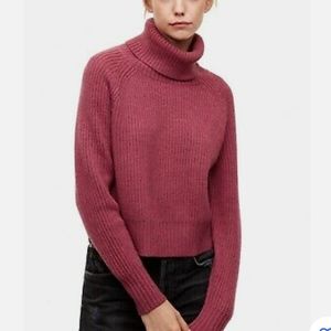 Aritzia Wilfred Free Tilberg Turtleneck Sweater in Heather Foulard